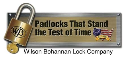 Wilson Bohannan Padlock Company Logo